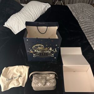 Louis Vuitton Taupe Monogram Mini Satchel Crossbody